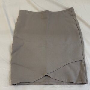 Aritzia Talula Taupe Pencil Skirt